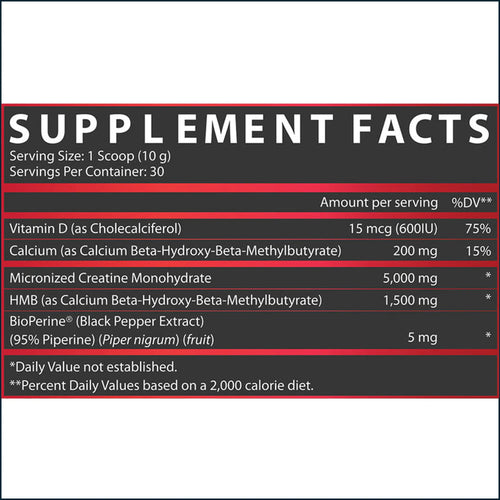 Nutrex Creatine+ HMB, 30 Servings by PoorBoySupplements.com