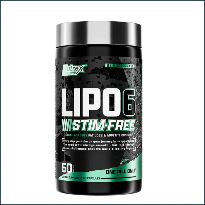 Nutrex LIPO-6 Stim-Free, 60 Caps (New Formula) by PoorBoySupplements.com