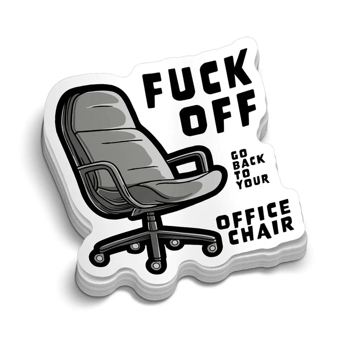 Office Chair - Hard Hat Decal by Armed American Supply