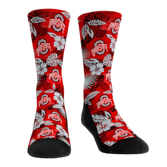 Ohio State Buckeyes - Floral by Rock 'Em Socks