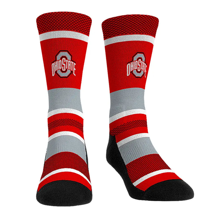 Ohio State Buckeyes - Tech Stripe by Rock 'Em Socks