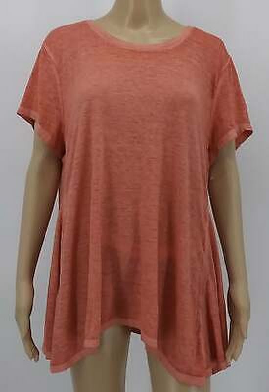 Style & Co Seamed High-Low Top, Size Medium by Vanessa Jane