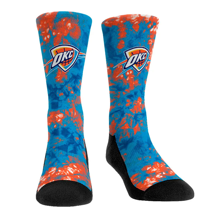 Oklahoma City Thunder - Team Tie Dye by Rock 'Em Socks