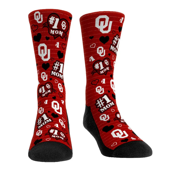 Oklahoma Sooners - #1 Mom by Rock 'Em Socks