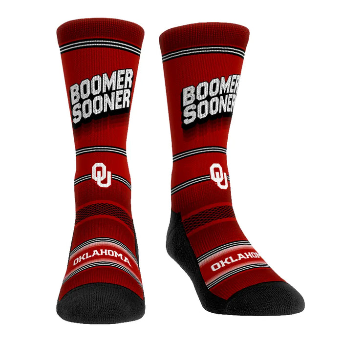Oklahoma Sooners - Boomer Sooner by Rock 'Em Socks