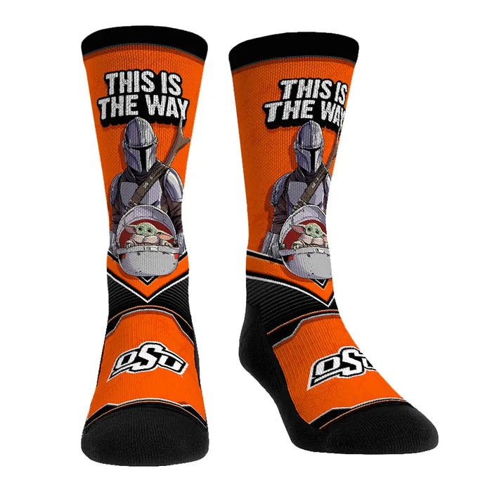 Oklahoma State Cowboys - Star Wars - This Is The Way by Rock 'Em Socks