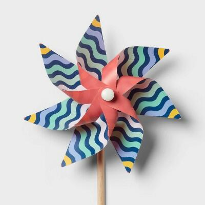 Sun Squad™ 20" Pinwheel Pastel Stripes Multicolor by Deal US
