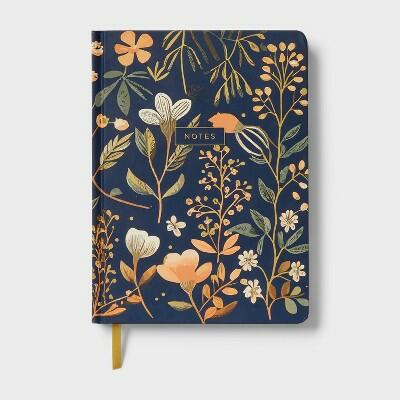 Up&up™ Florals Hard Cover Notebook Journal 6x8 Inches by Deal US