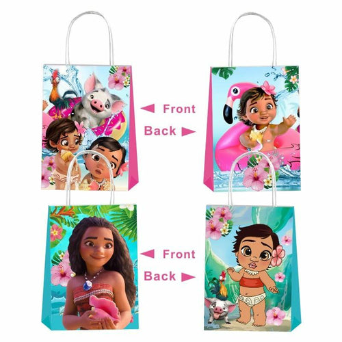 FFGJA Baby Cartoon Theme Gift Bags with Handles Multicolor 12pcs Birthday by Deal US