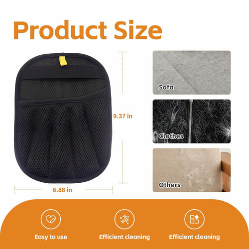 Yangmu 2pcs Electrostatic Pet Hair Remover Gloves for Cats & Dogs Reusable by Deal US