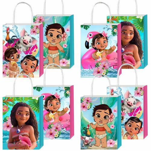 FFGJA Baby Cartoon Theme Gift Bags with Handles Multicolor 12pcs Birthday by Deal US