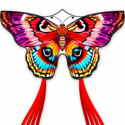 DoinFly Butterflys Kids Kite Easy Fly w/ 328ft Line & Winder Red 1 Pack by Deal US