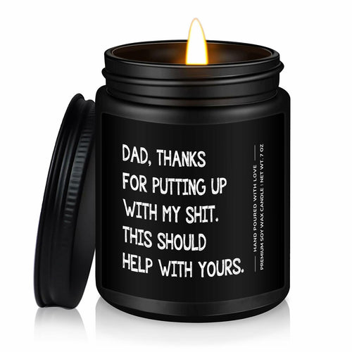Encoink Funny Fathers Day Lavender Scented Soy Wax Candle 7oz by Deal US