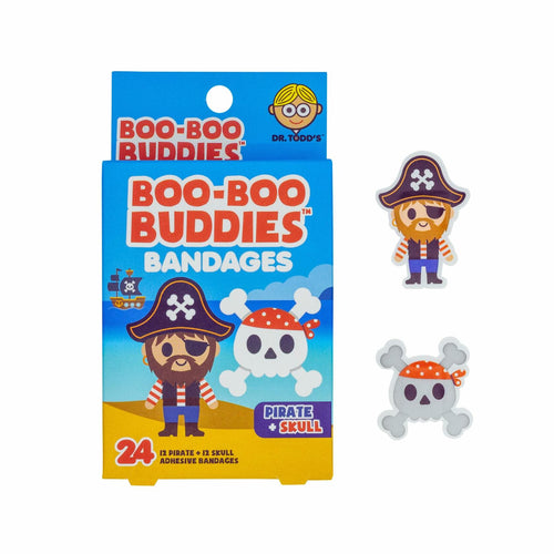 Boo Boo Buddies Kids Adhesive Bandages Pirate Skull Style 24 Count by Deal US