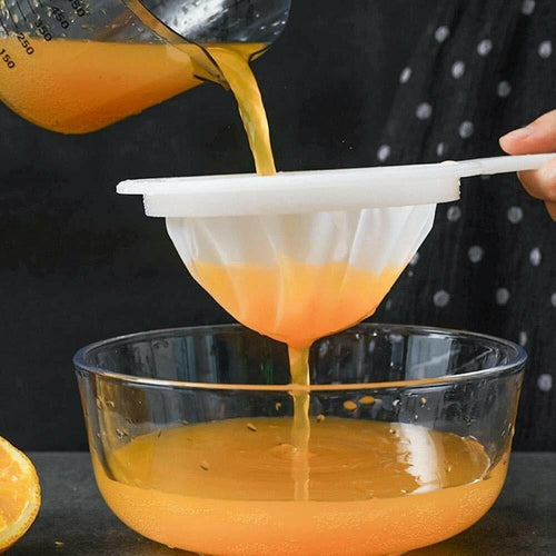 Sasha 3pcs Fine Nylon Mesh Strainer Set 100/200/400 Filter Spoon Sieve by Deal US