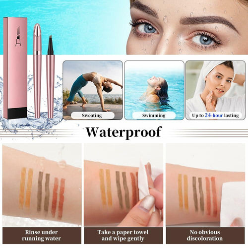 YIWANLLE 3D Microblading Eyebrow Tattoo Pencil Waterproof C-Black 1 Count by Deal US