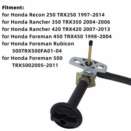 CHTAIXIN Fuel Valve Petcock Lever Compatible Honda TRX250 350 400 420 500 by Deal US