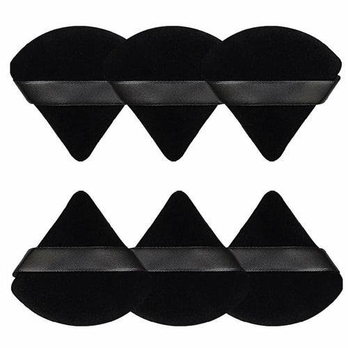 PAGOCI 6pcs Powder Puff Triangle Velour Makeup Sponges Pink Foundation Blender by Deal US