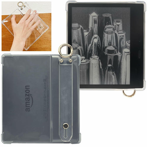 UMUBUHOMS Clear Silicone Case Hand Strap for 7 Inch Kindle Oasis 9th/10th Gen by Deal US