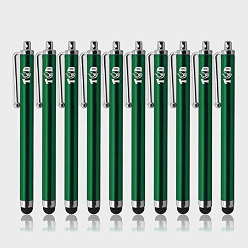 THE CASE DOCTOR TCD 10-Pack Green Stylus Pen Set Universal Capacitive by Deal US