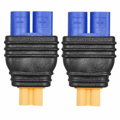 Laisomeke EC3 Male to XT30 Female Mould Adapter LiPO Battery 2 Pack by Deal US