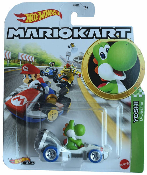 Hot Wheels Mario Kart Yoshi B-Dasher Metal Diecast Car 1:64 Scale by Deal US