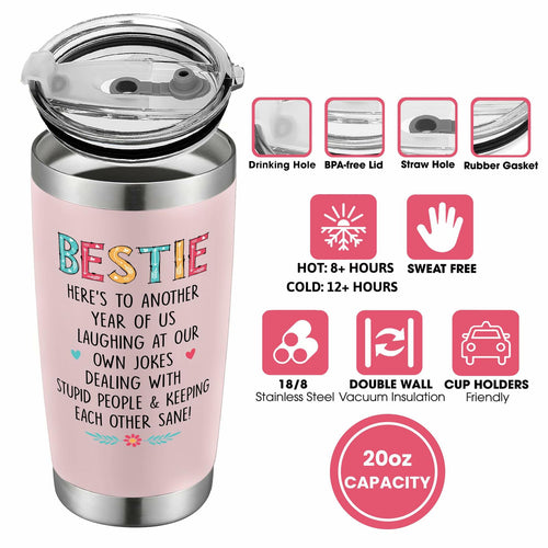 GINGULMINA Birthday Gifts for Women Friends 16 Oz Can Glass Friend 09 by Deal US