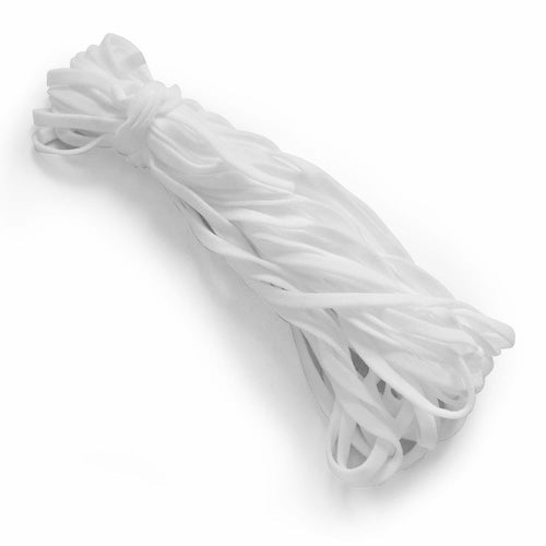Trims by the Yard 1/4" Ultra Soft Knit Elastic Band 10 Yards White by Deal US