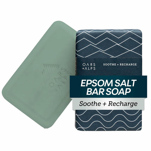 Oars + Alps Exfoliating Moisturizing Bar Soap Men Deep Clean Epsom Salt 1pk by Deal US