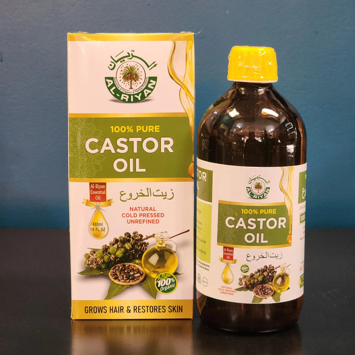 Organic Castor Oil (16 oz) | End-of-Stock by Adiva Naturals