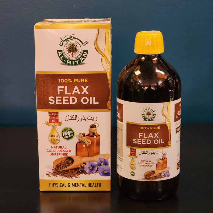 Organic Flaxseed Oil (16 oz) | End-of-Stock by Adiva Naturals