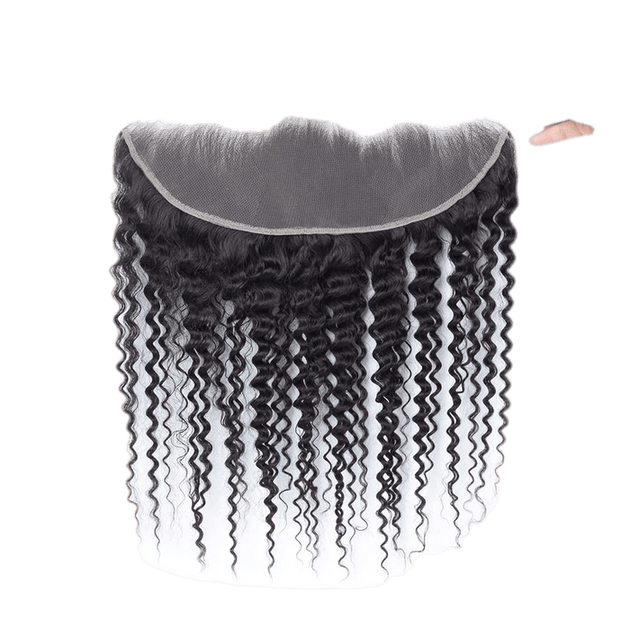Rio Bohemian Human Hair Frontal Ear to Ear 13x4 Natural Black, 18 in