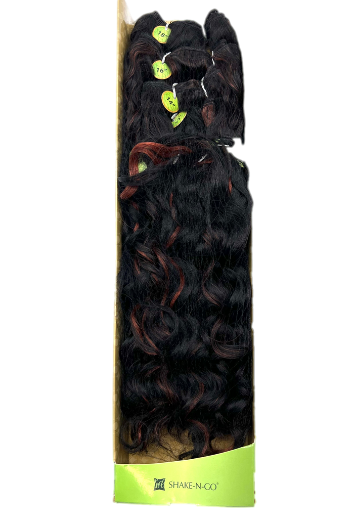 FreeTress Equal Appeal Curl Synthetic Weave, 4 Pcs with Closure