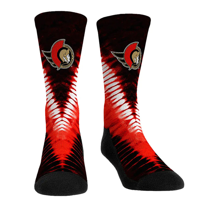 Ottawa Senators - V Shape Tie Dye by Rock 'Em Socks