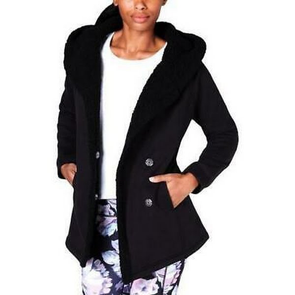 Ideology Womens Winter Faux Fur Jacket, Size Small by Vanessa Jane