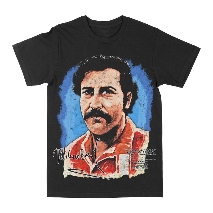 Pablo Escobar "Big Face" Graphic Tee by Obsessed with graphic tees