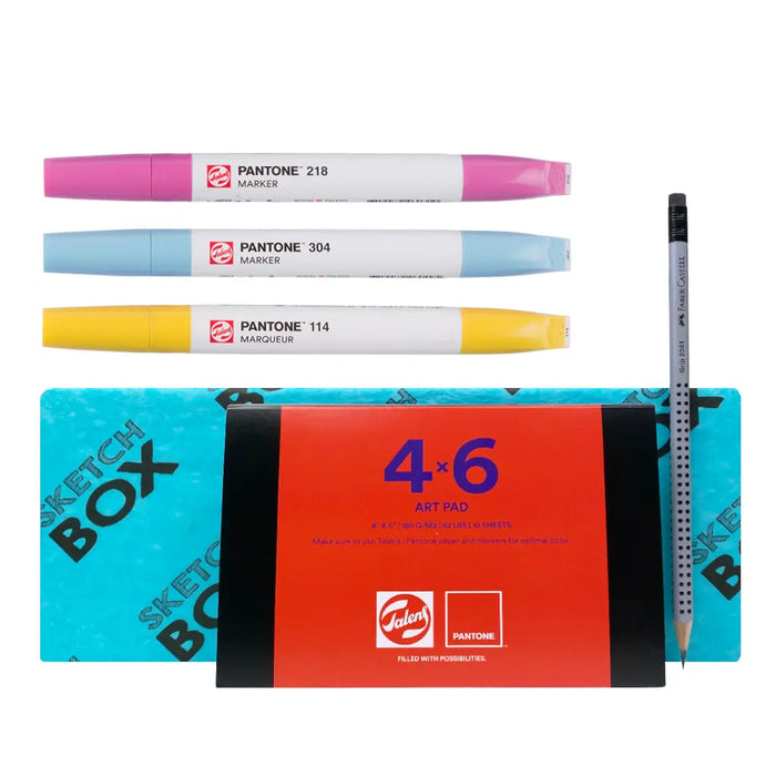 Pantone® x Royal Talens Illustration System Basic Box by ShopSketchBox