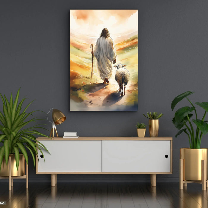 Parable Of The Lost Sheep Faith Wall Art by Tailored Canvases