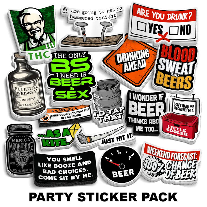 Party Sticker Pack by Armed American Supply