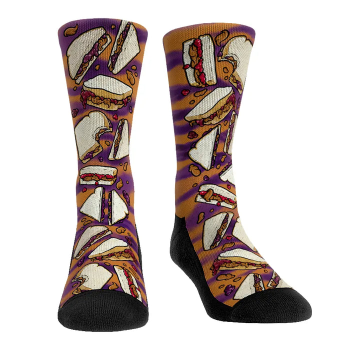 Peanut Butter & Jelly Sandwiches - All-Over by Rock 'Em Socks