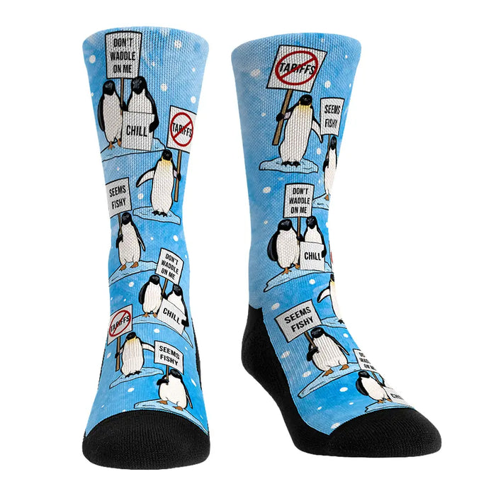 Penguin Protest by Rock 'Em Socks