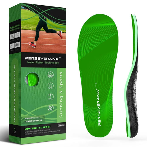 PerseveranX NASA Running Insoles Green XS M4.5-6.5 W5.5-7.5 - Insoles