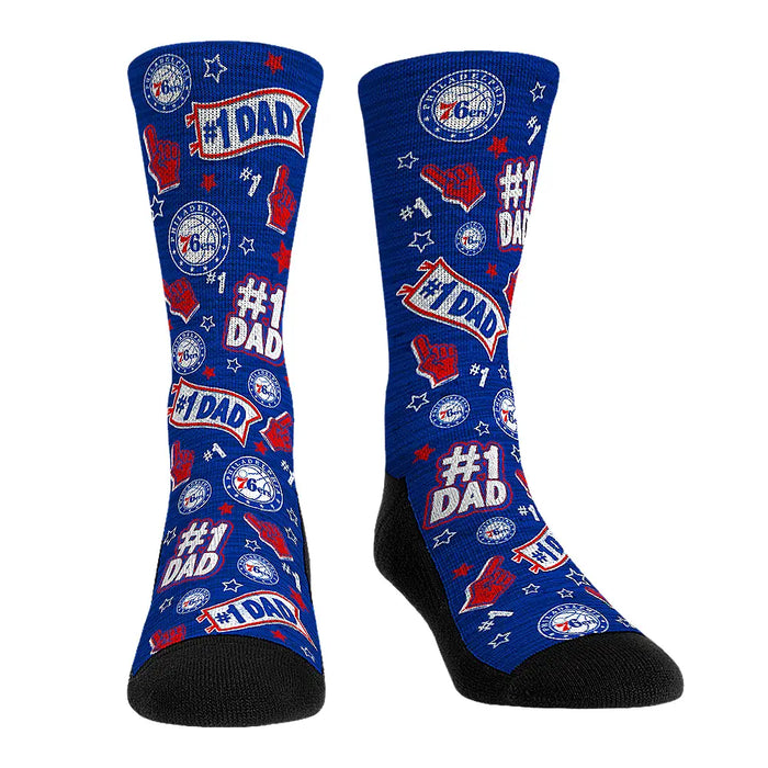 Philadelphia 76ers - #1 Dad by Rock 'Em Socks