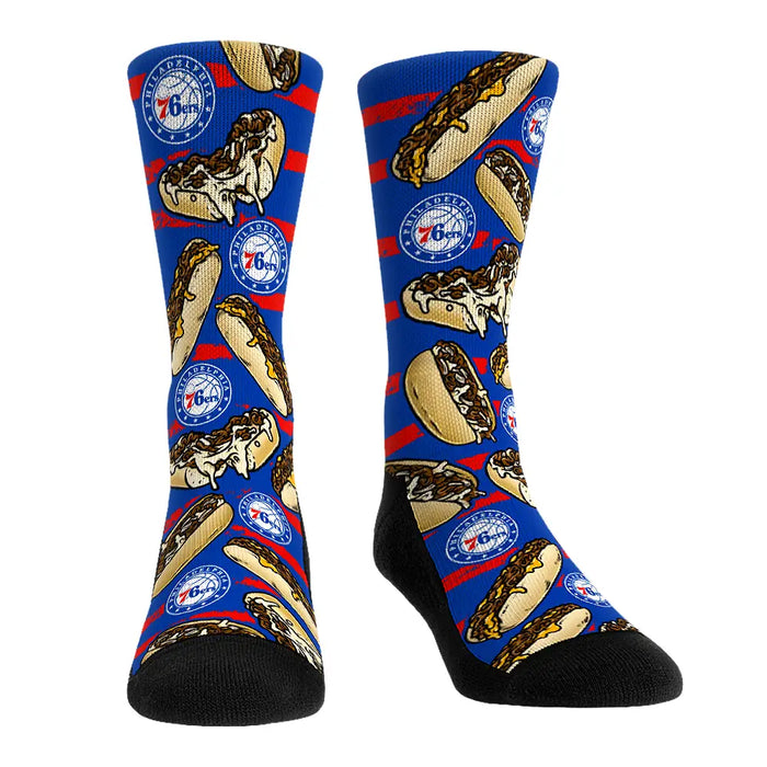 Philadelphia 76ers - Cheesesteaks by Rock 'Em Socks