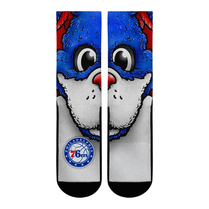 Philadelphia 76ers - Split Face Mascot by Rock 'Em Socks