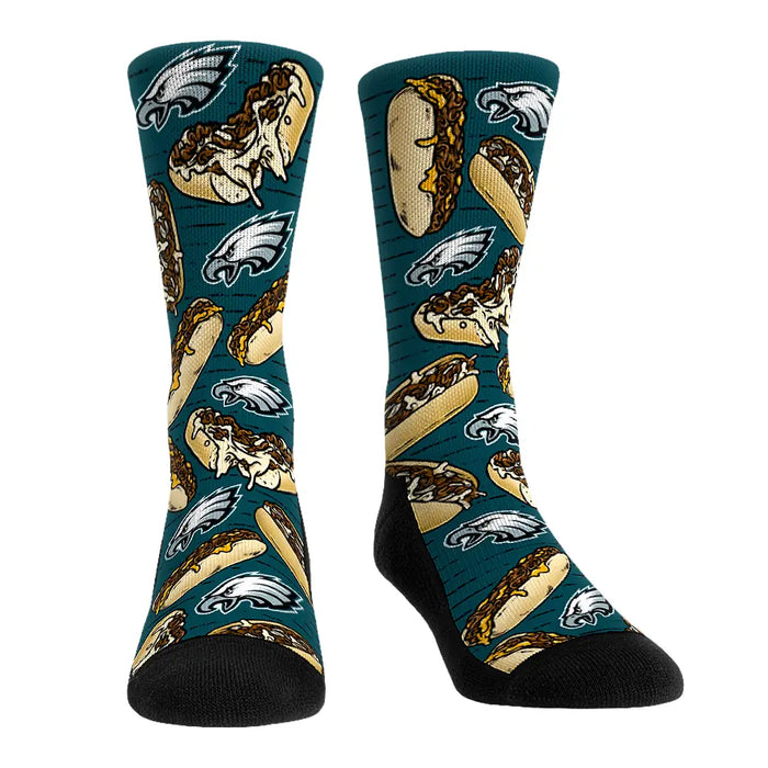 Philadelphia Eagles - Cheesesteaks by Rock 'Em Socks