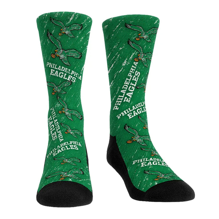 Philadelphia Eagles - Throwback All-Over by Rock 'Em Socks