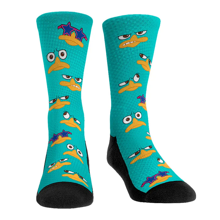 Phineas and Ferb - Perry Faces All-Over by Rock 'Em Socks