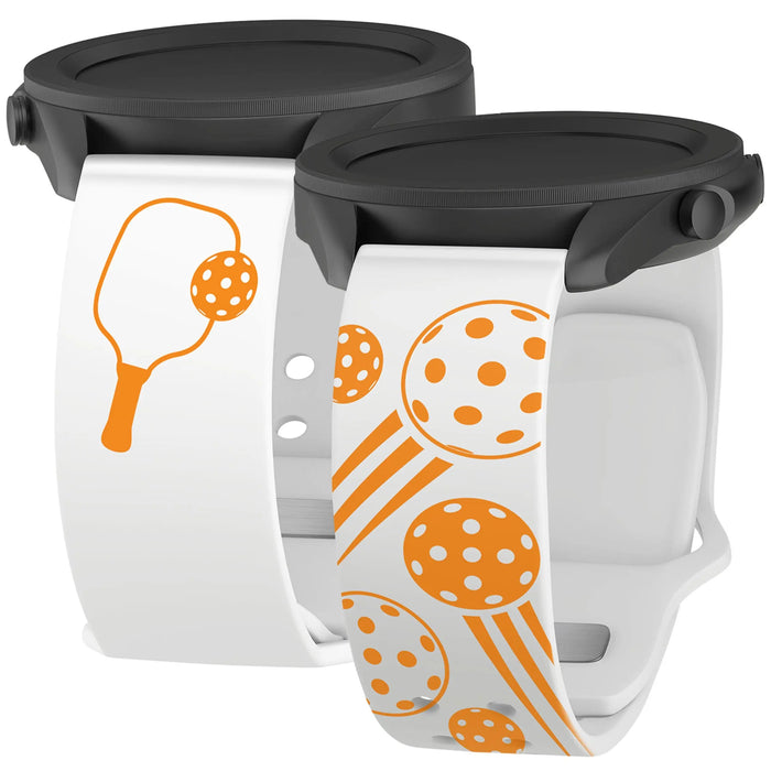 Pickleball Brights HD Watchband for Samsung, Garmin, Fossil, and More by Affinity Bands