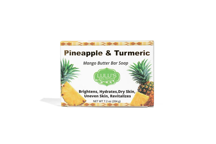 Pineapple Turmeric Mango Butter Bar Soap – Brightening Cleanse by Lulu’s Holistics